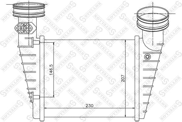 Charge Air Cooler 10-40157-SX