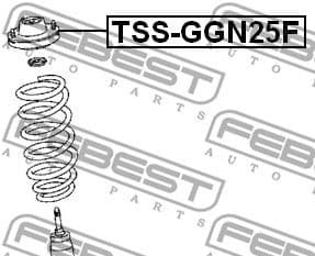 Suspension Strut Support Mount TSS-GGN25F - image 2