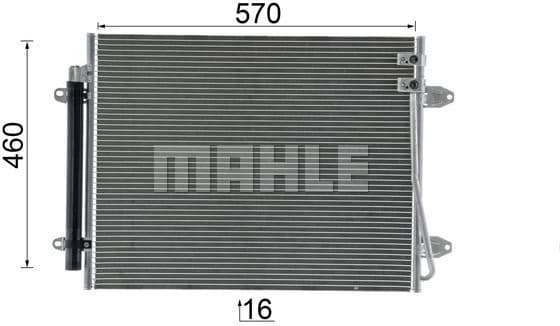 Condenser, air conditioning BEHR *** PREMIUM LINE *** AC 734 000P - image 12