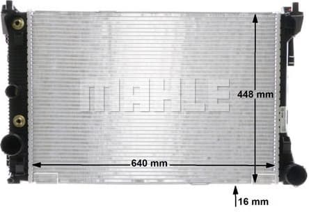 Radiator, engine cooling BEHR CR 988 000S - image 12
