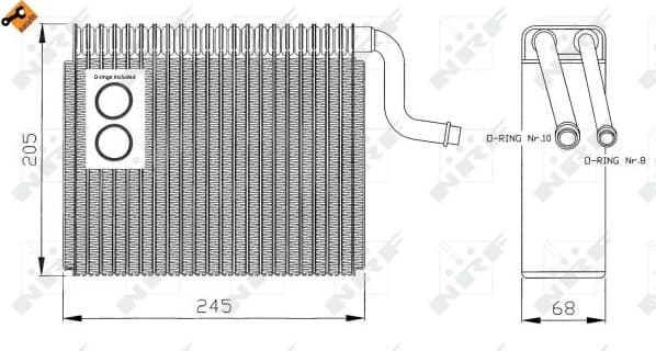 Evaporator, air conditioning EASY FIT 36050 - image 5
