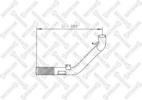 Exhaust Pipe 82-03712-SX