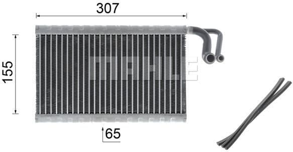 Evaporator, air conditioning BEHR *** PREMIUM LINE *** AE 68 000P - image 12