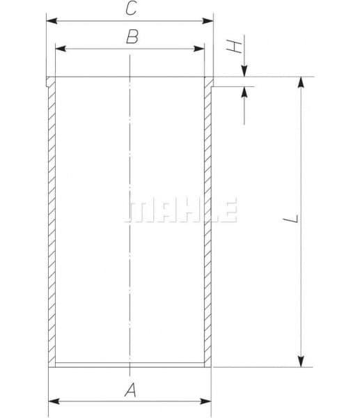 Cylinder Liner 021 WV 36 00