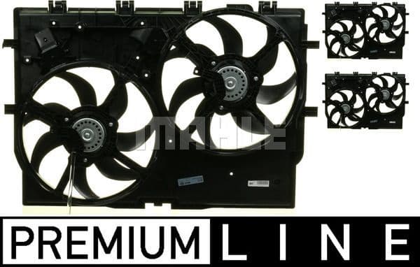 Fan, engine cooling BEHR *** PREMIUM LINE *** CFF 192 000P