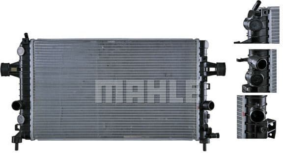 Radiator, engine cooling BEHR CR 1091 000S