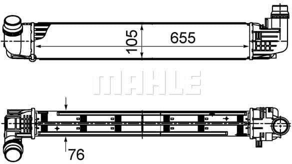Charge Air Cooler BEHR CI 496 000S