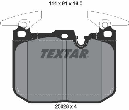 Brake Pad Set, disc brake 2502807
