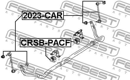 Mounting, stabiliser bar CRSB-PACF - image 2
