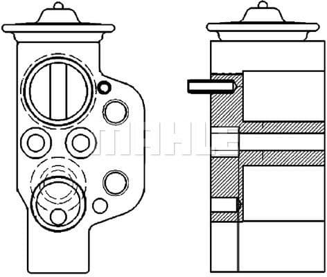 Expansion Valve, air conditioning BEHR *** PREMIUM LINE *** AVE 115 000P - image 2
