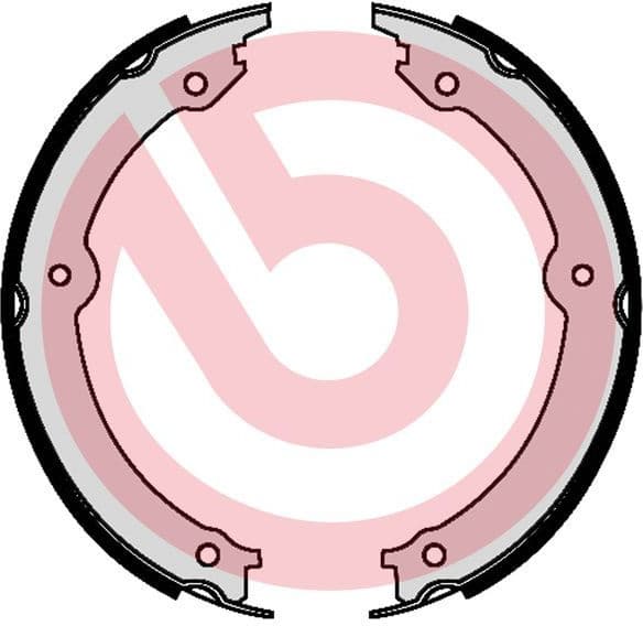 Brake Shoe Set, parking brake ESSENTIAL LINE S83573