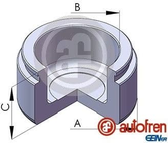 Piston, brake caliper D025489