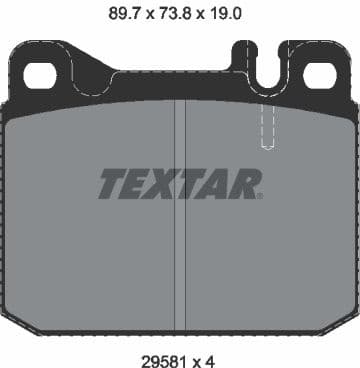 Brake Pad Set, disc brake 2958105