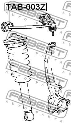 Mounting, control/trailing arm TAB-003Z - image 2