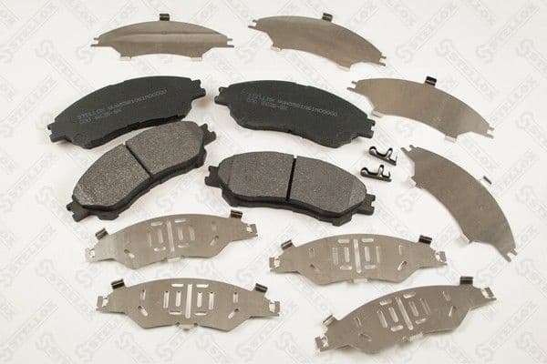 Brake Pad Set, disc brake 000 663B-SX
