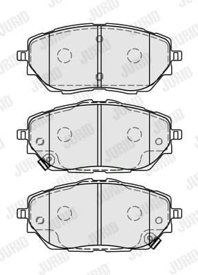 Brake Pad Set, disc brake 573884J