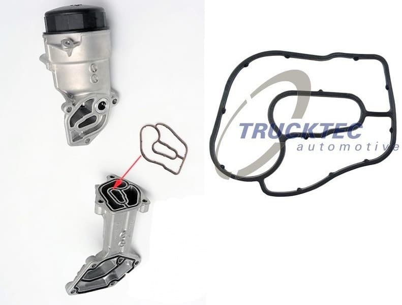 Gasket oil filter flange housing 02.18.142