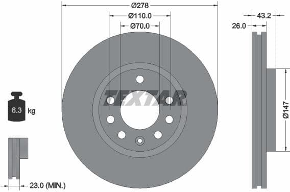 Brake Disc 92156400