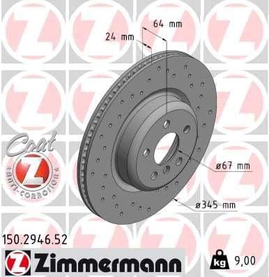 Brake Disc SPORT BRAKE DISC Z 150.2946.52