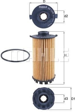 Oil Filter OX1218D