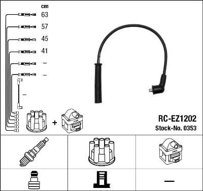 Ignition Cable Kit RC-EZ1202