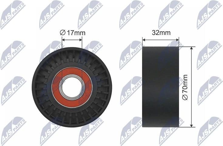 Deflection Pulley/Guide Pulley, V-belt RNK-BM-020