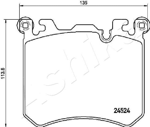 Brake Pad Set, disc brake 50-00-0133 - image 2