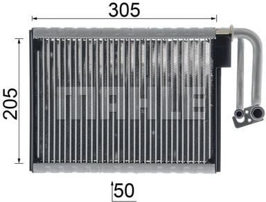 Evaporator, air conditioning BEHR *** PREMIUM LINE *** AE 88 000P - image 5