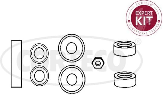 Control/Trailing Arm Kit, wheel suspension 49397783