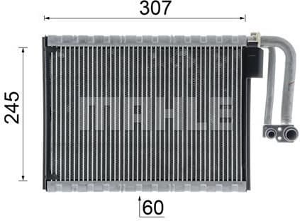 Evaporator, air conditioning BEHR *** PREMIUM LINE *** AE 104 000P - image 12