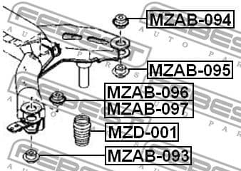 Rubber Buffer, suspension MZD-001 - image 2