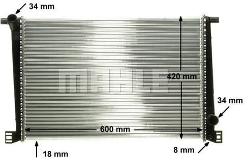 Radiator, engine cooling BEHR *** PREMIUM LINE *** CR 1123 000P - image 11