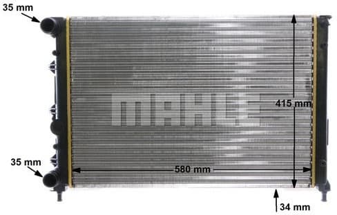 Radiator, engine cooling BEHR CR 1411 000S - image 12