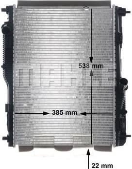 Radiator, engine cooling BEHR CR 1181 000S - image 11