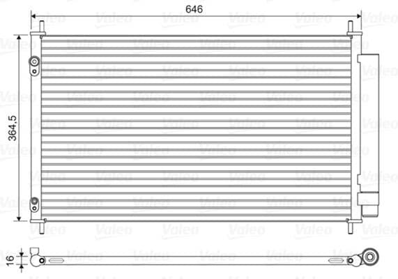 Condenser, air conditioning 822595
