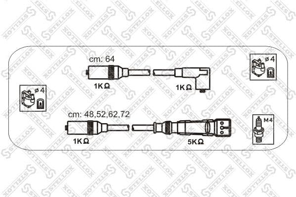 Ignition Cable Kit 10-38083-SX