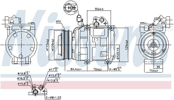 Compressor, air conditioning ** FIRST FIT ** 890282 - image 6