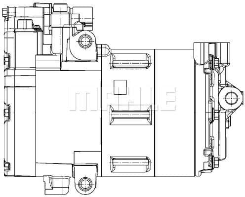 Compressor, air conditioning BEHR *** PREMIUM LINE *** ACP 1453 000P