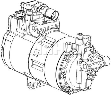 Compressor, air conditioning BEHR *** PREMIUM LINE *** ACP 1453 000P - image 4