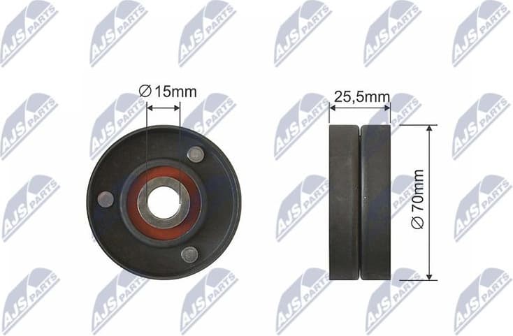 Tensioner Pulley, V-belt RNK-BM-040