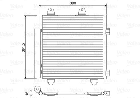 Condenser, air conditioning 822577