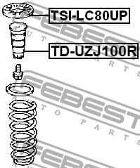 Rubber Buffer, suspension TD-UZJ100R - image 2