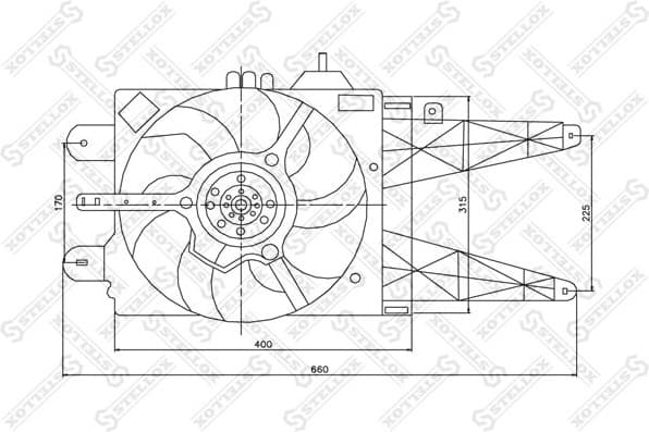 Fan, engine cooling 29-99311-SX