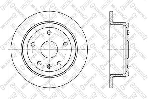 Brake Disc 6020-5005-SX