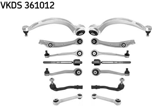 Control/Trailing Arm Kit, wheel suspension VKDS 361012