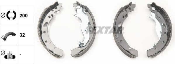 Brake Shoe Set 91072100