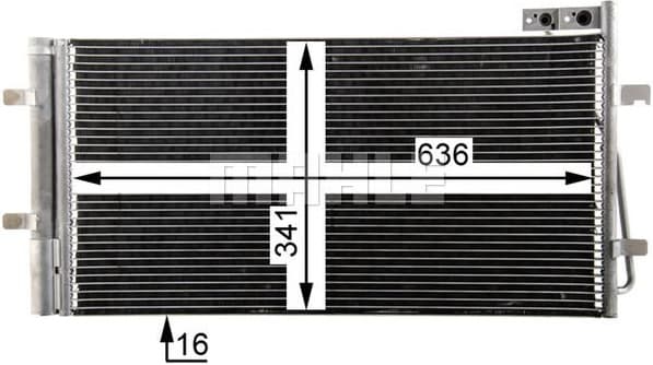 Condenser, air conditioning BEHR *** PREMIUM LINE *** AC 42 000P - image 8