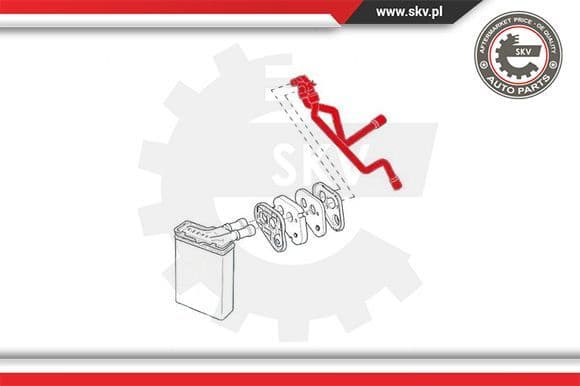 Heater Hose 43SKV808 - image 4