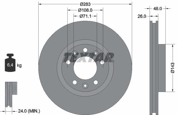 Brake Disc PRO 92267203