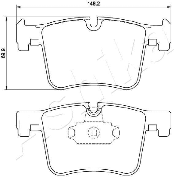 Brake Pad Set, disc brake 50-00-0106 - image 2
